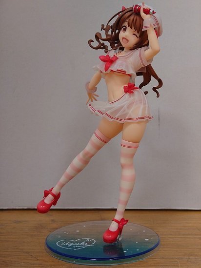 【中古】島村卯月 はじけて♪サマーVer.『アイドルマスター シンデレラガールズ』1/7 PVC製塗装済み完成品 // アルター(ALTER)_画像3