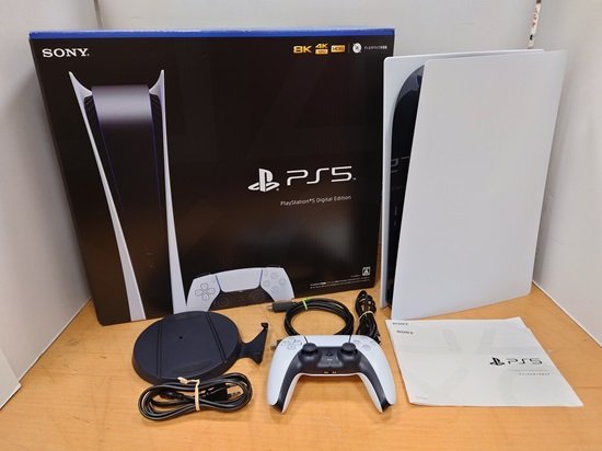 ■【中古】SONY◆PS5 PlayStation 5(CFI-1000B01)本体 デジタル・エディション(ディスクドライブ非搭載モデル) プレステ5◆