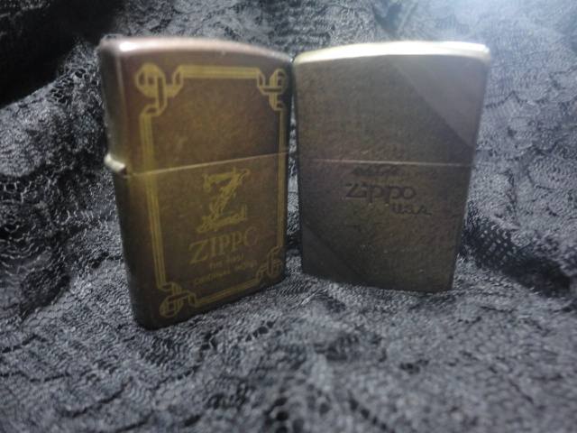  　ZIPPO ジッポー２点　　Z　THE FIRST ORIGINAL MODEL他　まとめ_画像1