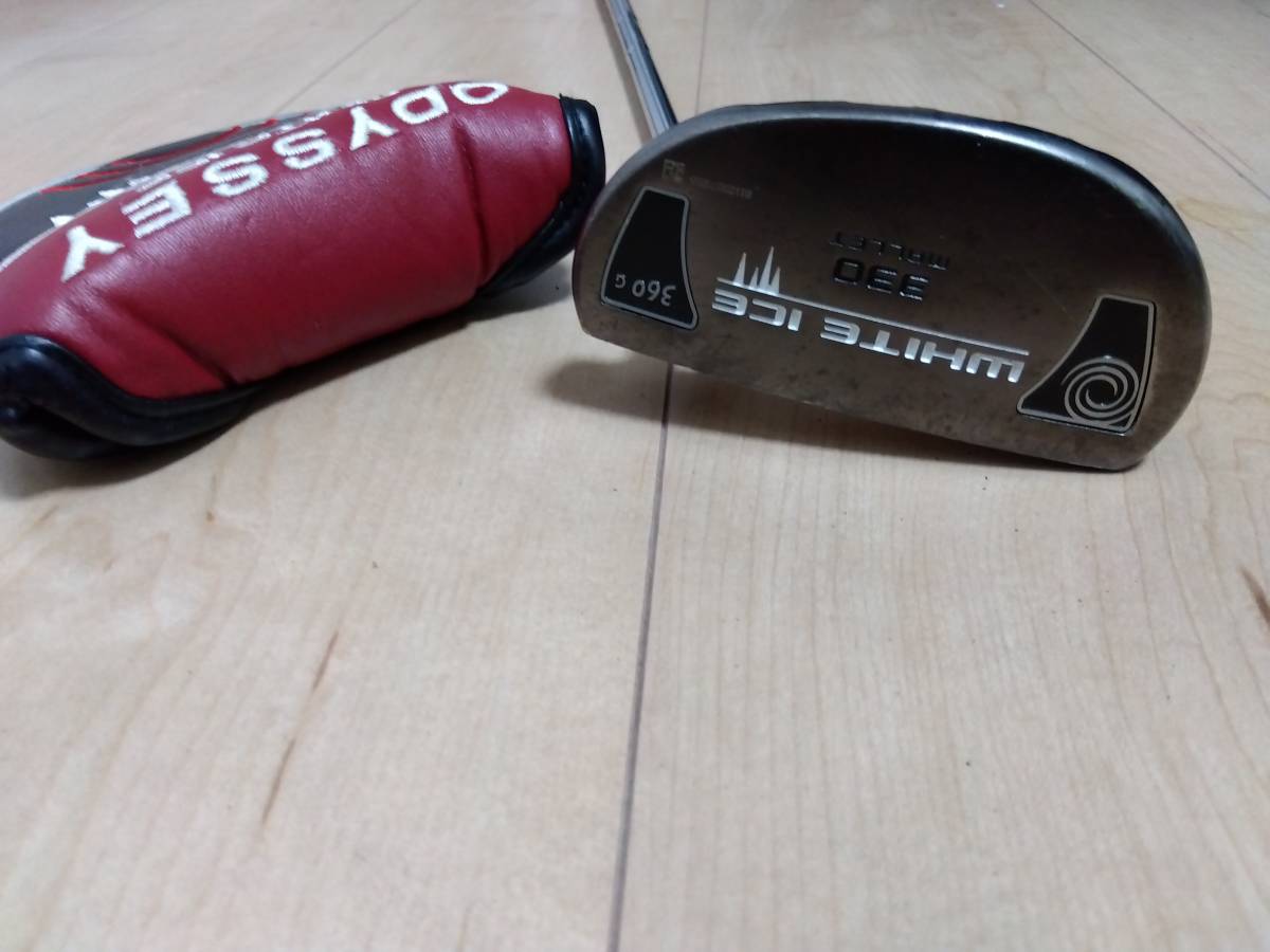 ODYSSEY オデッセイ WHITE ICE 330 MALLET 360G ホワイトアイス パター 34in _画像1