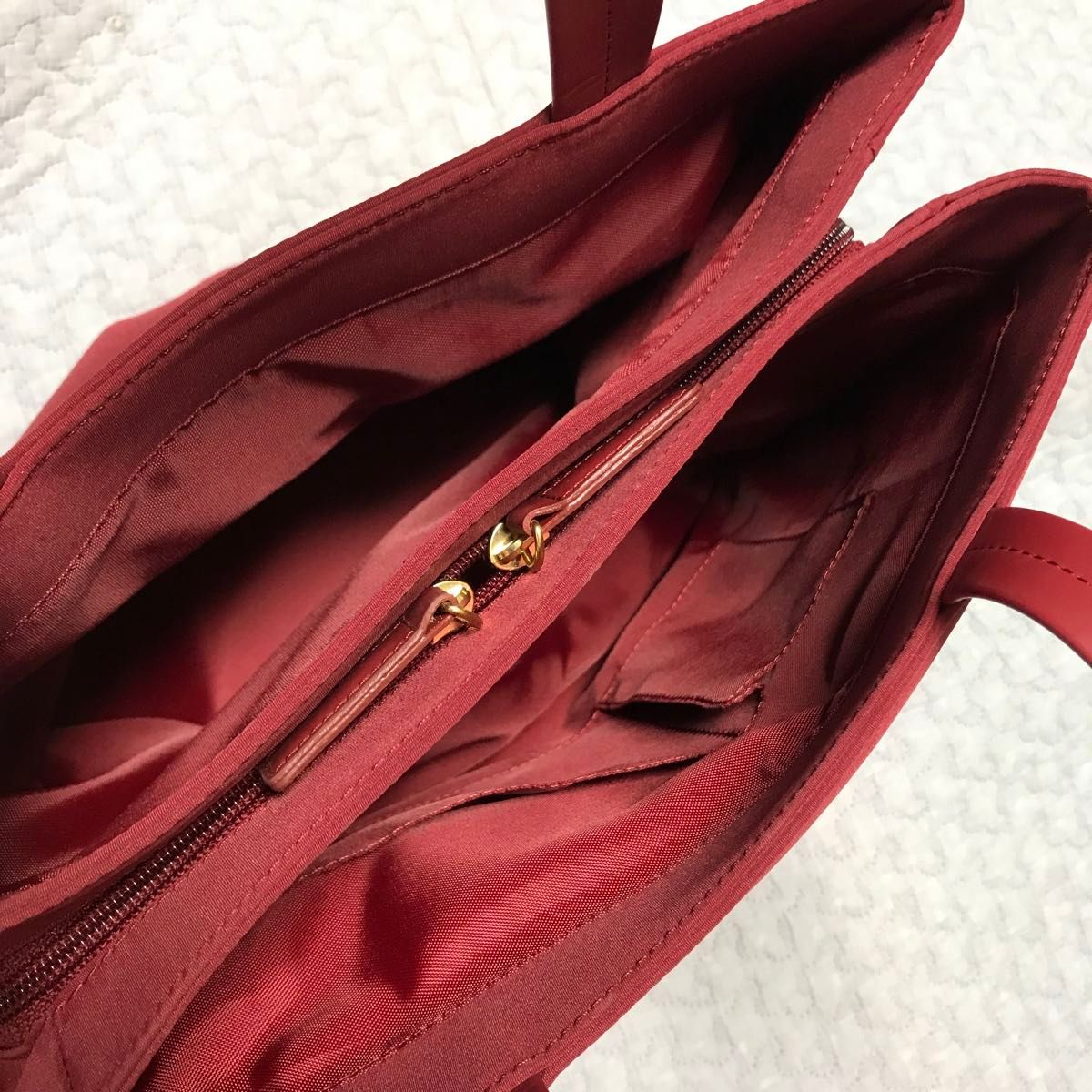 【FIGARO Paris】トートバッグ　未使用品　赤 ハンドバッグ