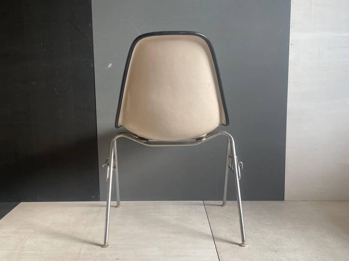 [7661B] Herman Miller Side shell chair FRP старт  King основа Eames Charles Ray Eames Vintage боковой ракушка стул narrow 