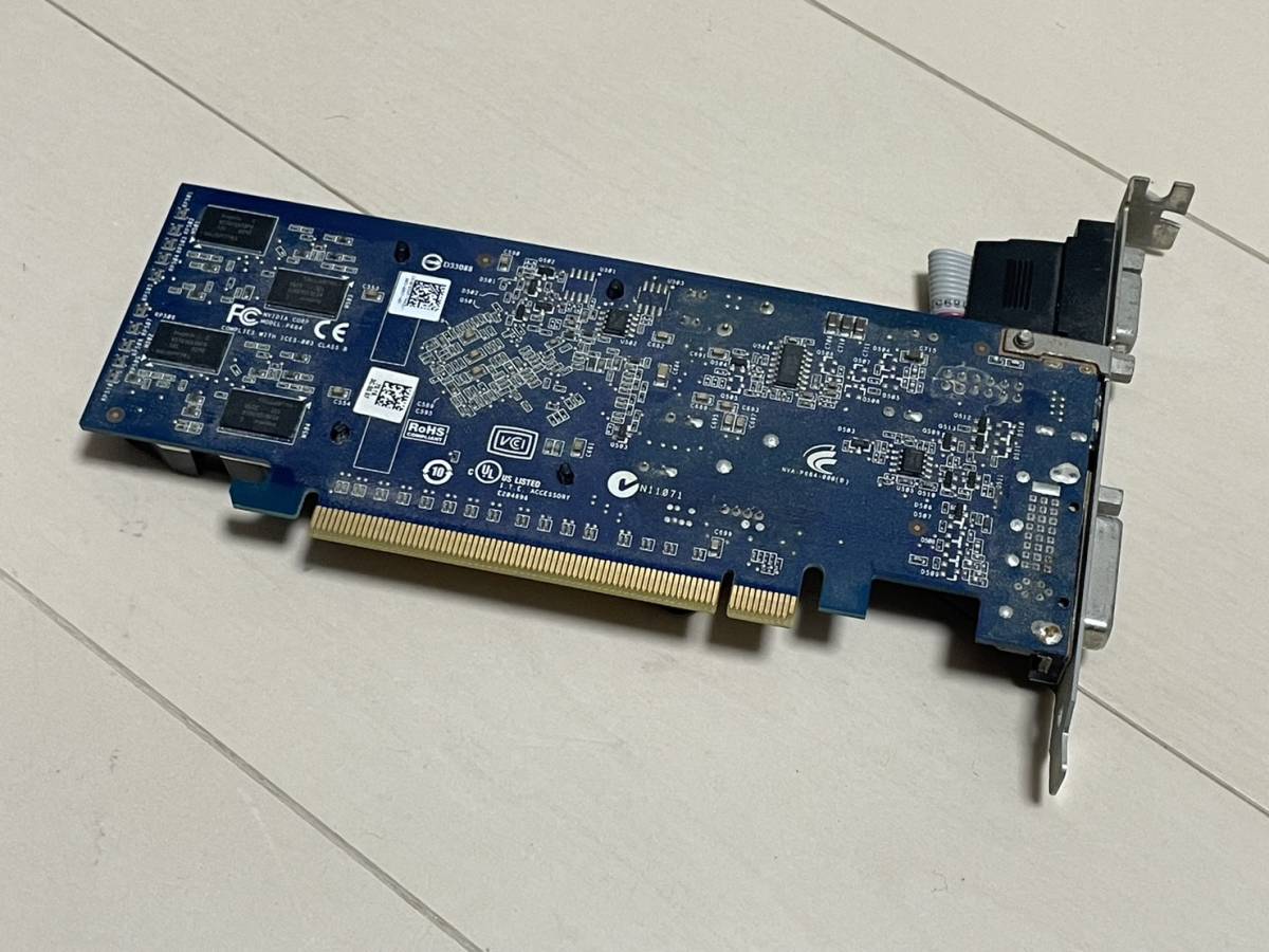 NVIDIA GeForce GT220 (DVI、VGA、HDMI) 中古品_画像2
