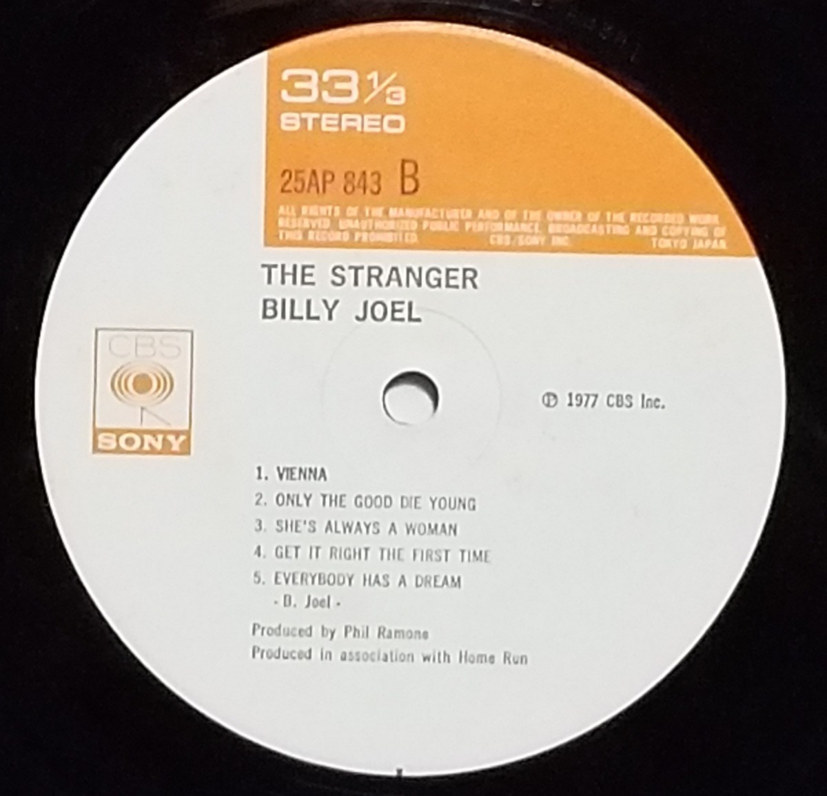 BILLY Joel/ The STRANGER/中古レコード_画像7