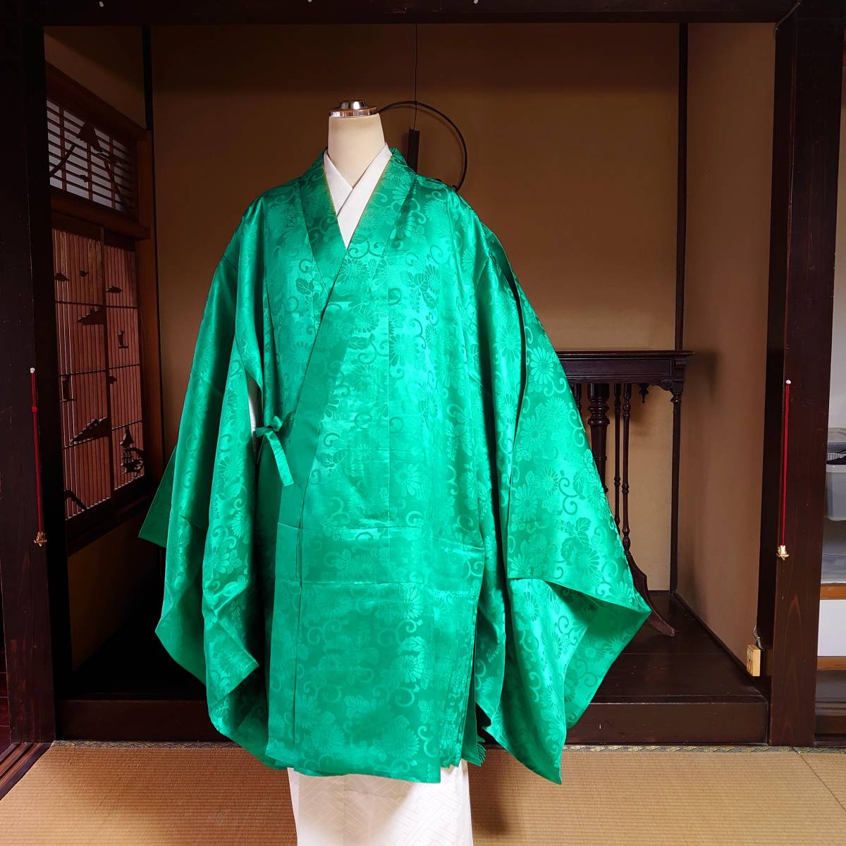 正絹☆法衣☆合物☆袈裟☆尼僧女性☆装束【法照寺 [別格本山 正絹☆法衣☆合物☆袈裟☆尼僧女性☆装束【法照寺 [別格本山