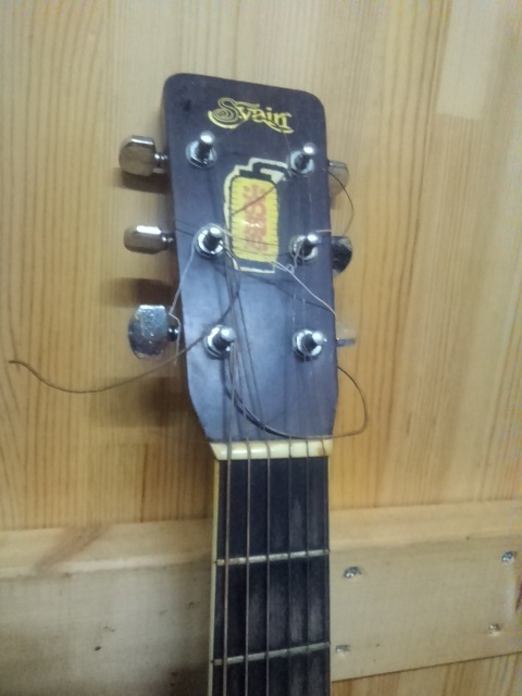  S.yairi　SADA　NO.600　YD-303　アコースティックギター　イシバシオリジナルケース　ジャンク　佐川180サイズ　_画像2