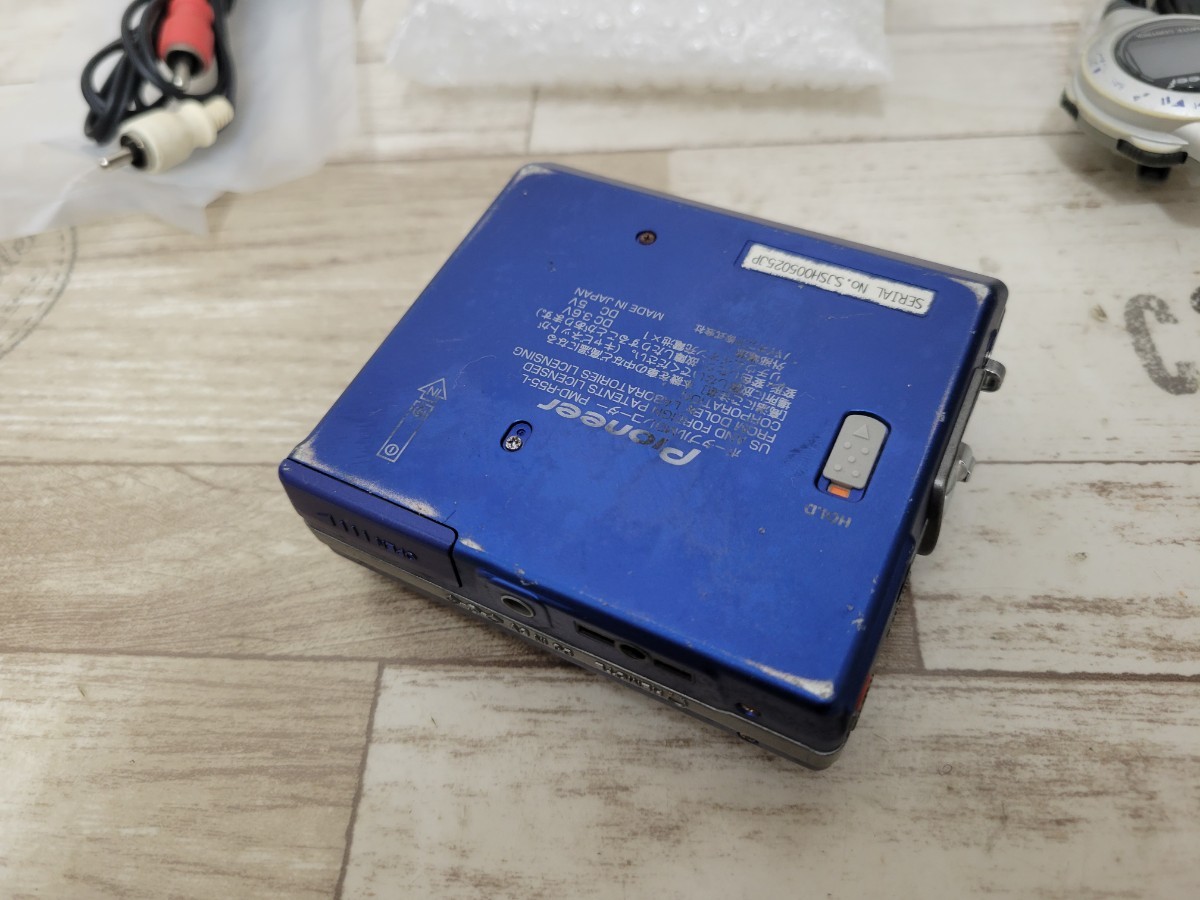 ジャンク パイオニア ポータブルMDレコーダー PMD-R55 MDプレーヤー　MDWalkman_画像6