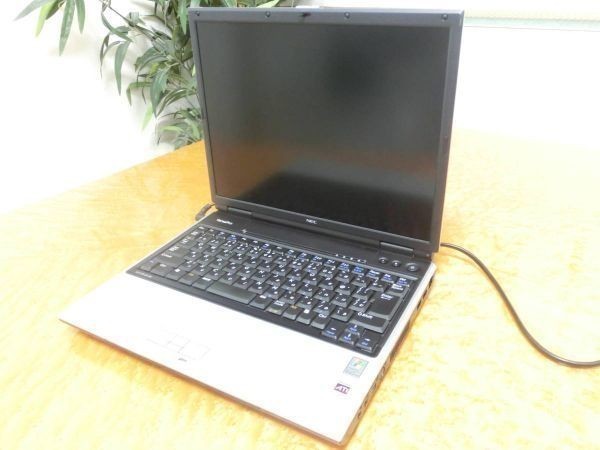 NEC 14型 ノートパソコン VersaPro VY17F/LX-W PC-VY17FLXEW 通電OK 部品取用 ジャンク品 G5150_画像1