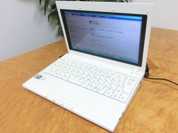 ●FRONTIER フロンティア 10型 ノートパソコン FRNU503 Bios起動しました 部品取用 ジャンク品 現状品 NY5315_画像1