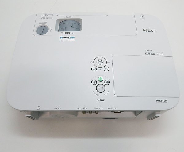 NEC プロジェクター NP-P451W 4500lm/リモコンあり_画像4