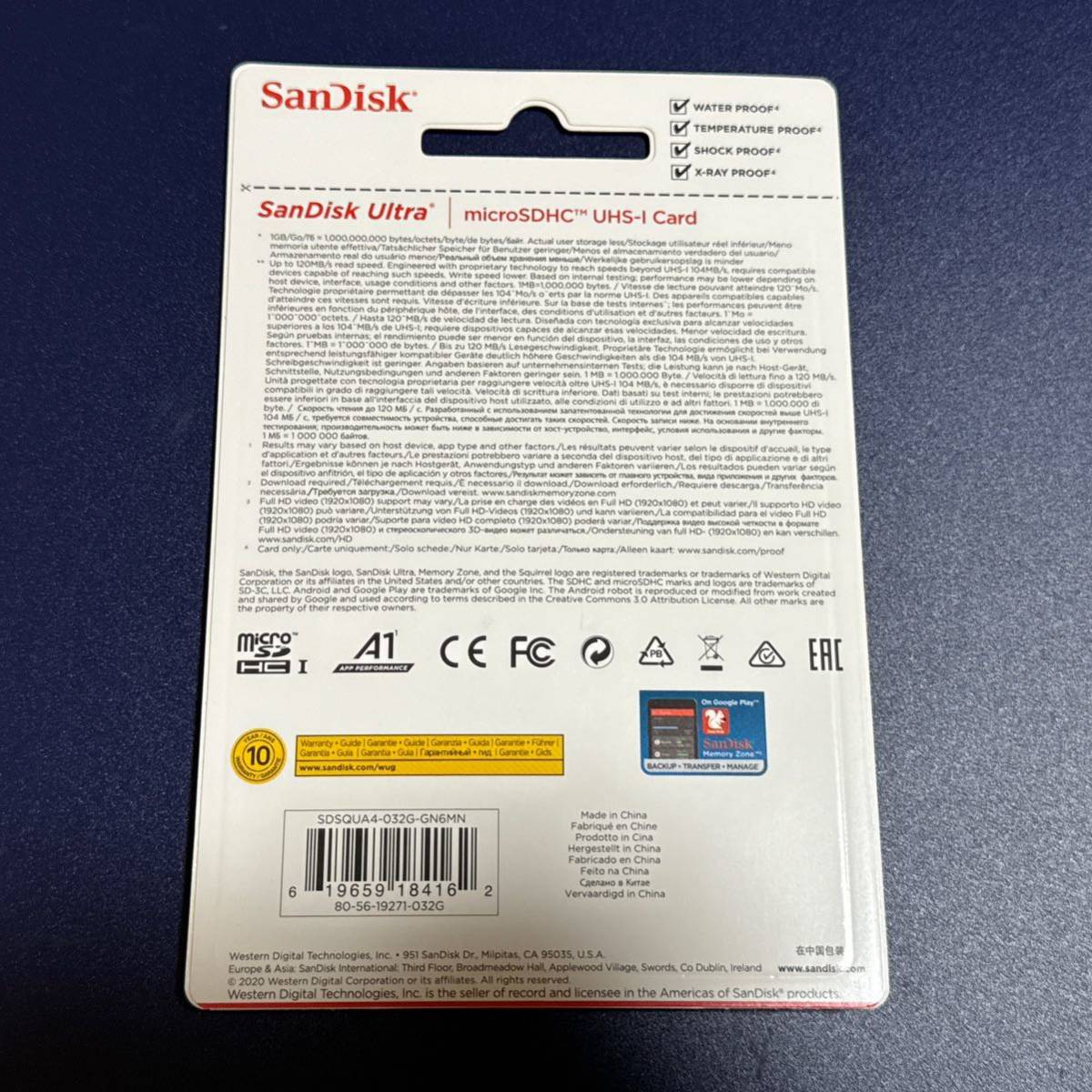 SanDisk ultra micro SD カード SDHC 32GB 未開封 新品 ①_画像2