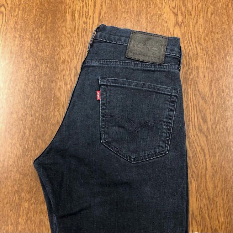 【EL481】Levi's 511 W32 L32 カラーパンツ ネイビー ストレッチ生地 紺色 メンズブランド古着 リーバイス511 送料無料_画像1