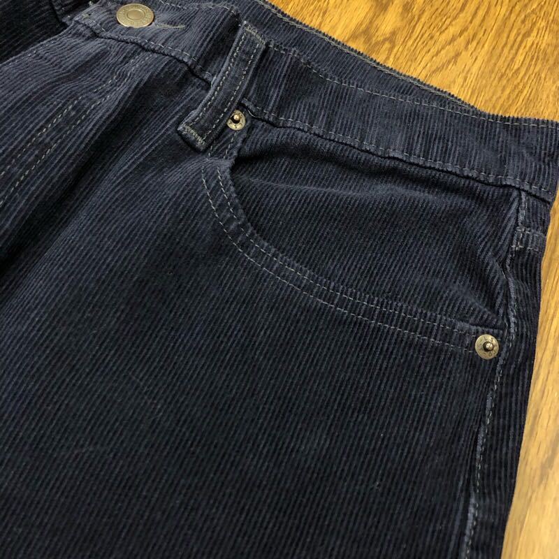 【EL048】Levi's 502 W33 L30 コーデュロイパンツ ネイビー 紺色 メンズブランド古着 リーバイス502 送料無料_画像7