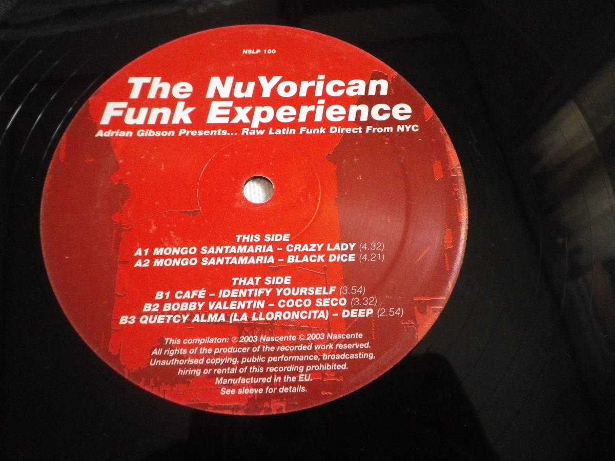 ■【V. A.-The NuYorican Funk Experience】2003年Nascente【UK盤】Latin,Funk/Soul,Afro-Cuban, Boogaloo,Salsa■B 　　　　_画像6