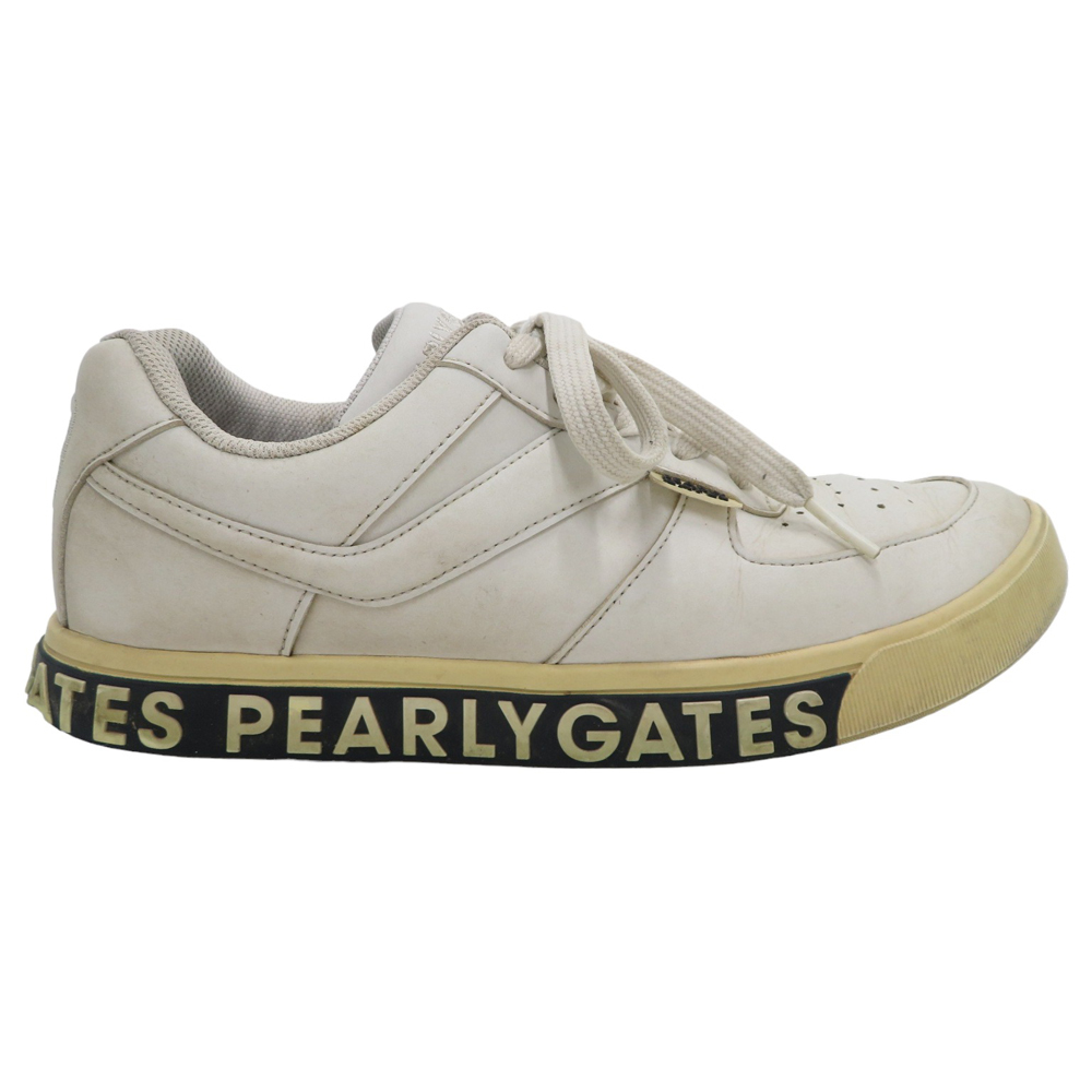 PEARLY GATES Pearly Gates 053-1192304 2021 год модели low cut туфли для гольфа оттенок белого 24.5 [240101080648] Golf одежда мужской 