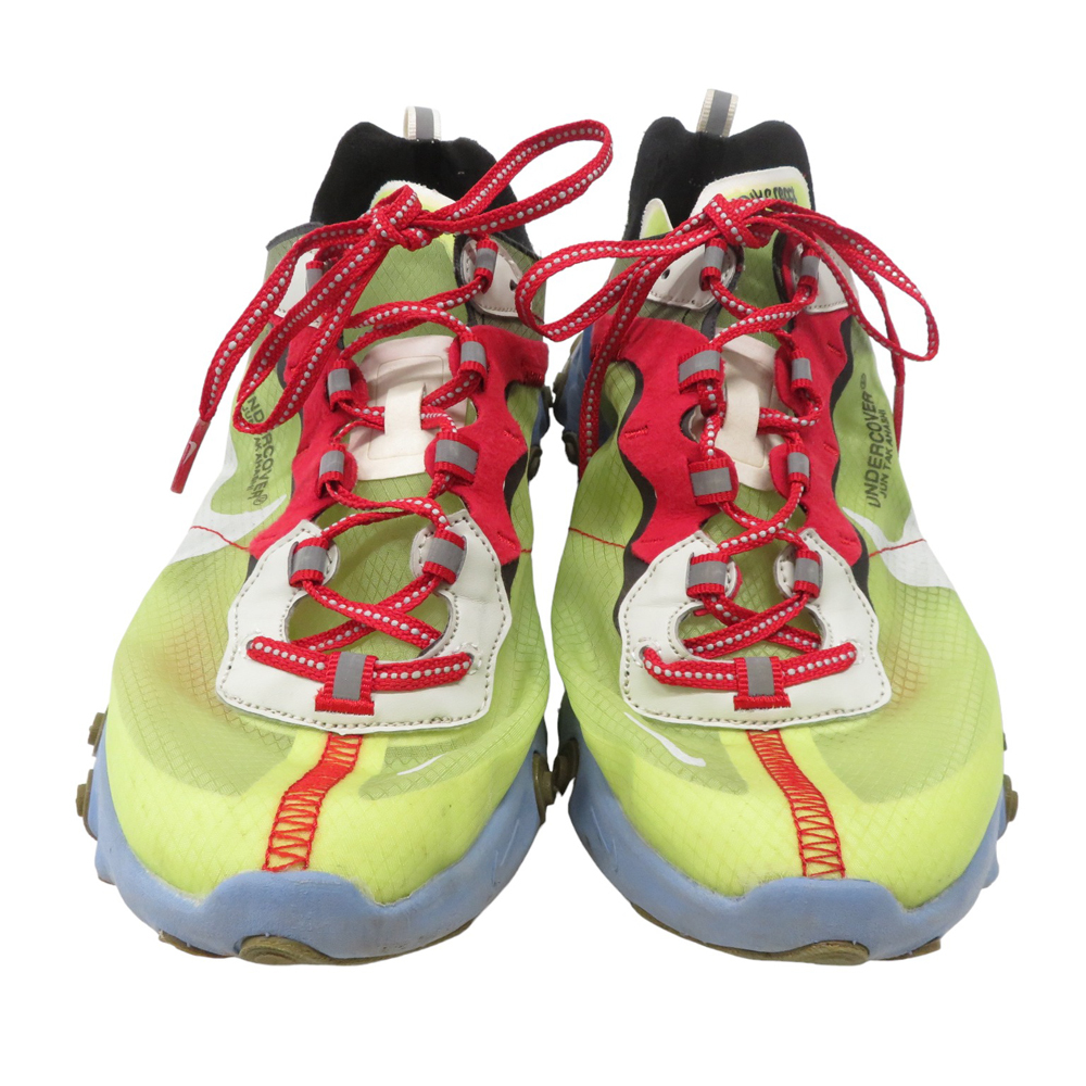 NIKE ナイキ ×UNDER COVER BQ2718-700 REACT ELEMENT スニーカー イエロー系 27.5cm [240101080254] メンズ_画像2