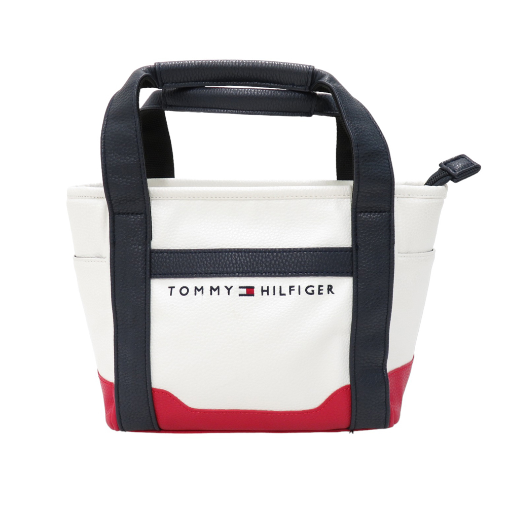 【１円】TOMMY HILFIGER GOLF トミー ヒルフィガーゴルフ カートバッグ ホワイト系 [240101060958]_画像1