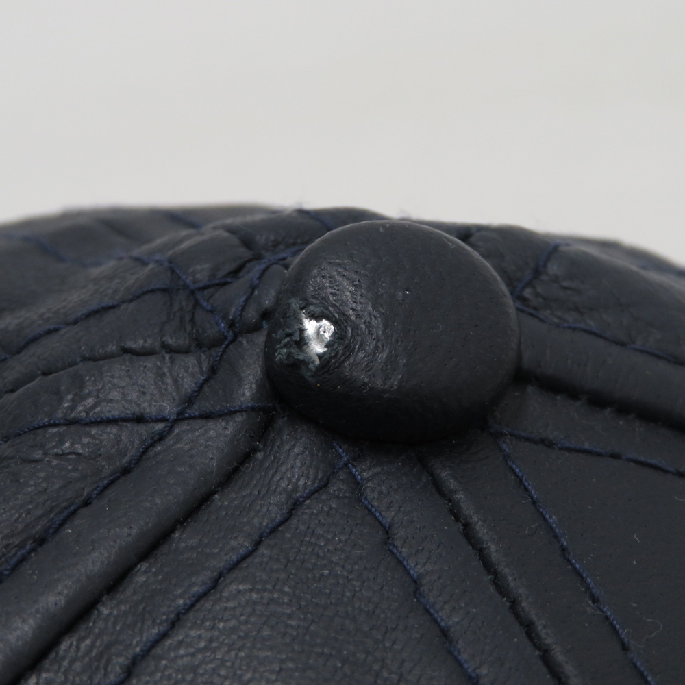 【1円】SUPREME シュプリーム 22AW Leather Earflap New Era Cap Box Logo 59.6cm [240001888736]_画像9
