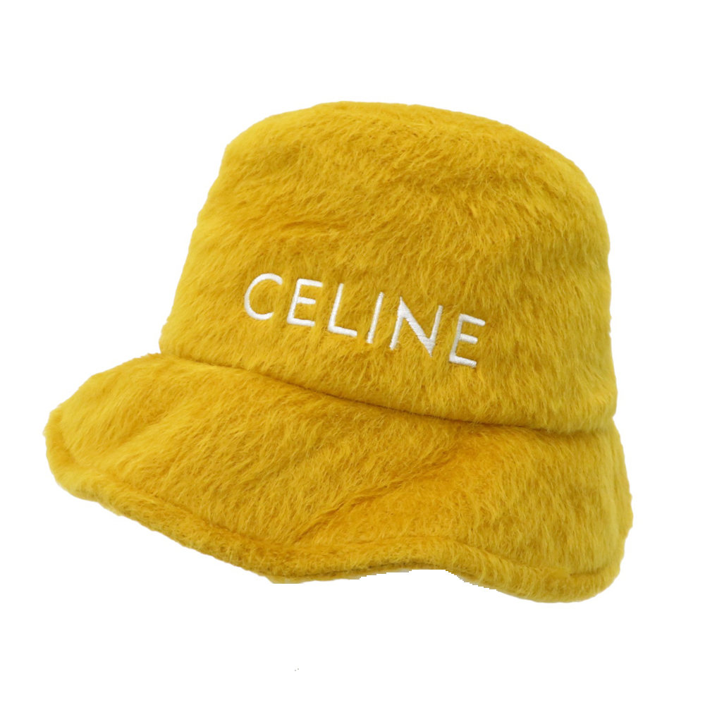 CELINE セリーヌ 2AUO9925R バケットハット イエロー系 L [240101087529] メンズ