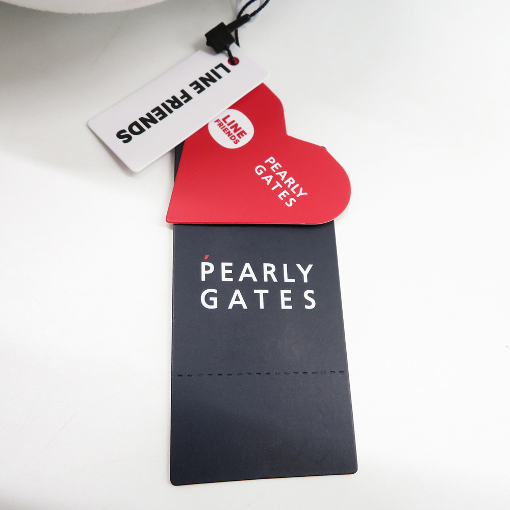 【新品】PEARLY GATES パーリーゲイツ ×LINE FRIENDS 2022年モデル ぬいぐるみ ボールポーチ コニー ホワイト系 [240001867335]_画像5