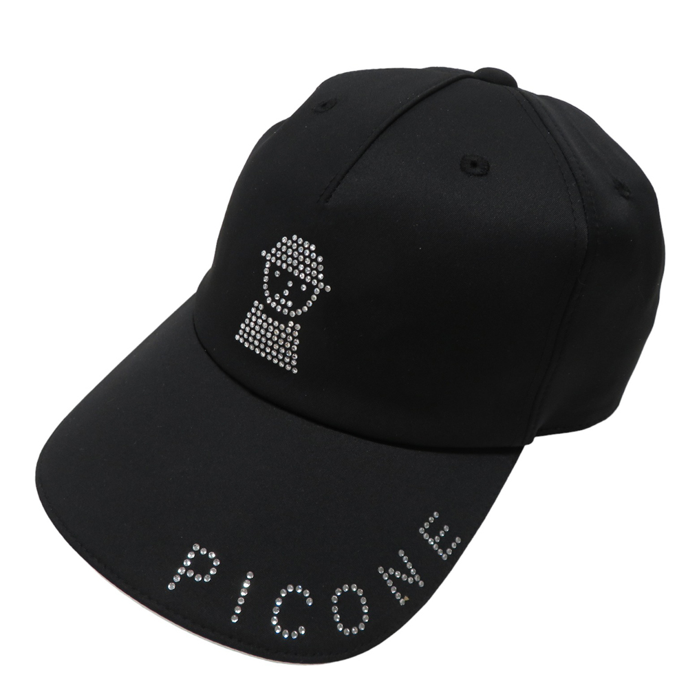 【新品】PICONE CLUB　ピッコーネクラブ 2023年モデル リボン キャップ ブラック系 [240101099837] ゴルフウェア_画像1