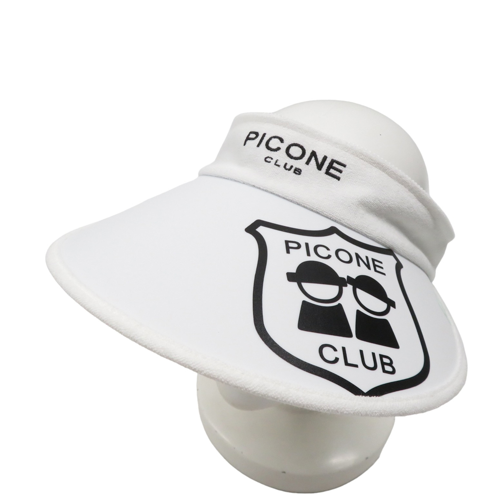 【新品】PICONE CLUB ピッコーネクラブ 2023年モデル 2way ツバ広キャップ ホワイト系 [240101099835] ゴルフウェア_画像4