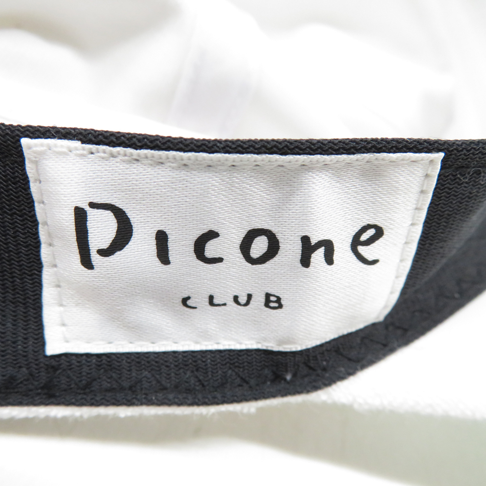 【新品】PICONE CLUB ピッコーネクラブ 2023年モデル 2way ツバ広キャップ ホワイト系 [240101099835] ゴルフウェア_画像7