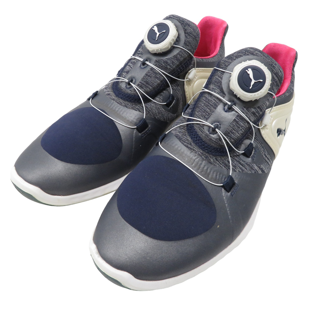 PUMA GOLF プーマゴルフ 190585-03 IGNITE STATEMENT DISC ゴルフシューズ ネイビー系 24.5 [240101099202] ゴルフウェア レディース_画像1