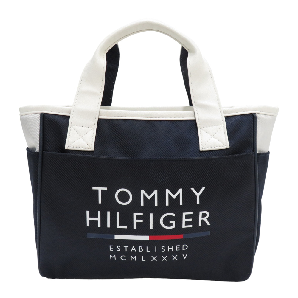 TOMMY HILFIGER GOLF トミー ヒルフィガーゴルフ カートバッグ ネイビー系 [240101051002] ゴルフウェア_画像1