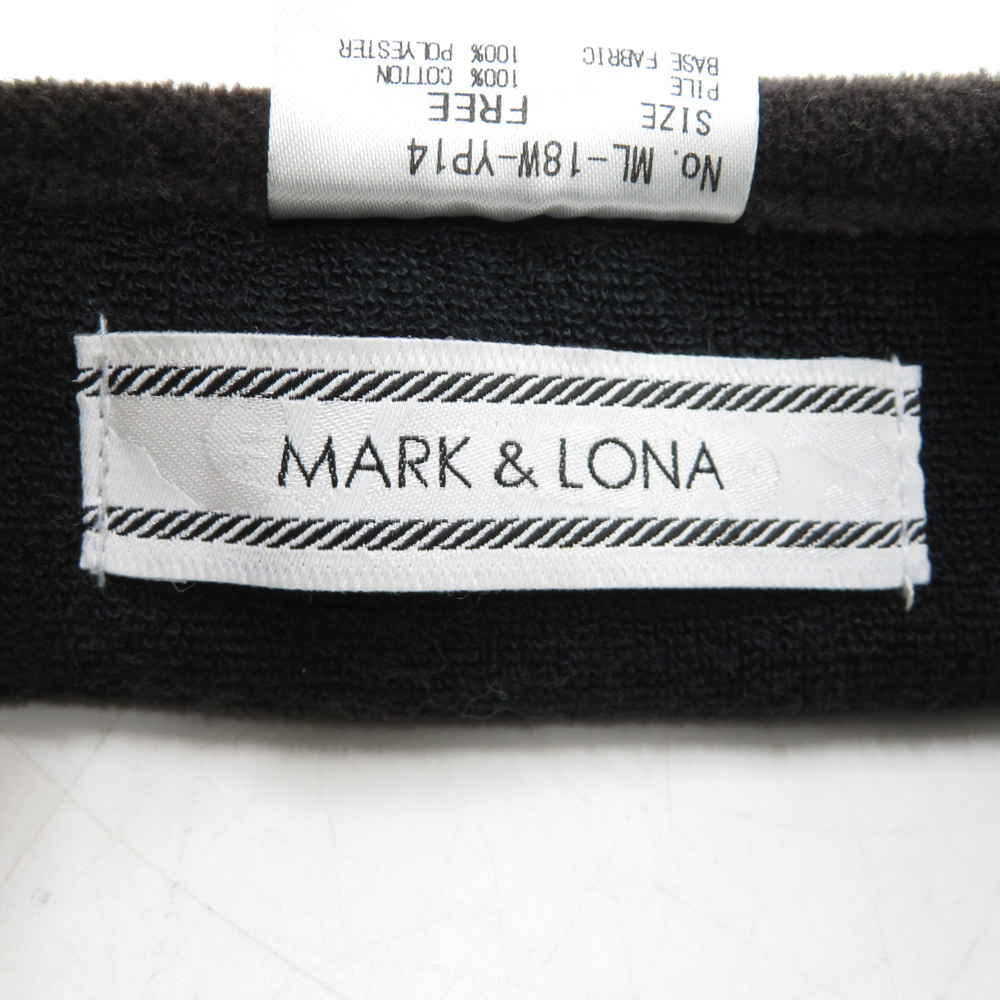 MARK&LONA Mark and ronaSECURITY LABEL 2022 year of model sun visor Skull total pattern gray series FREE [240101086399] Golf wear 