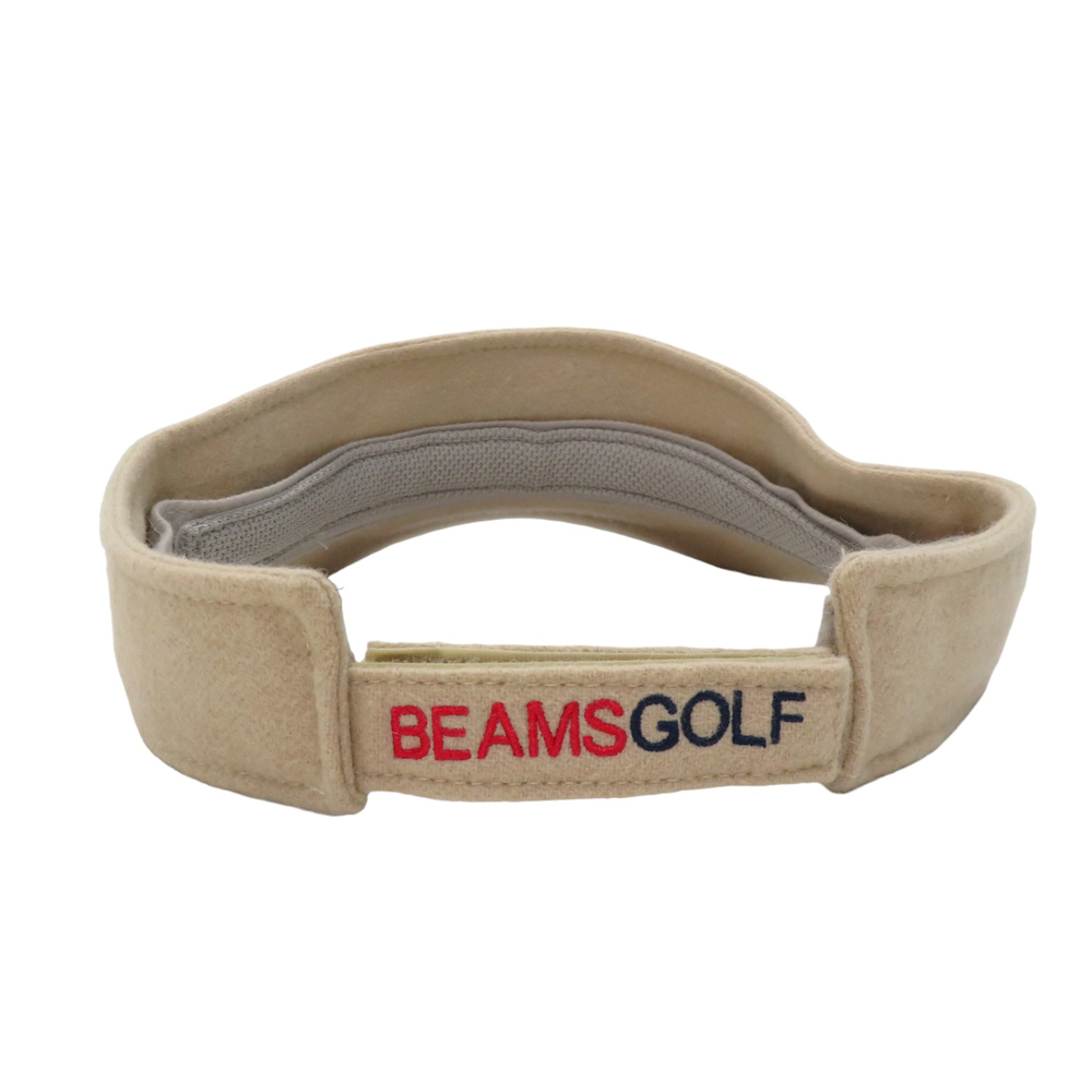 BEAMS GOLF ビームスゴルフ サンバイザー ベージュ系 54-56cm [240101096424] ゴルフウェア_画像4