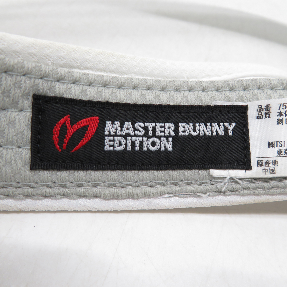 MASTER BUNNY EDITION マスターバニーエディション 2021年モデル サンバイザー ホワイト系 FR [240101099370] ゴルフウェア_画像5