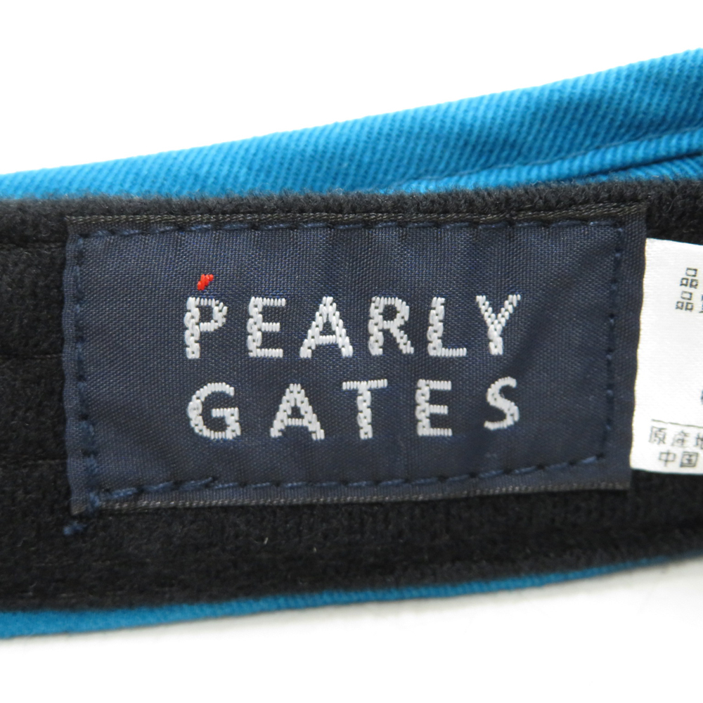 PEARLY GATES パーリーゲイツ サンバイザー ブルー系 FR [240101101249] ゴルフウェア_画像5
