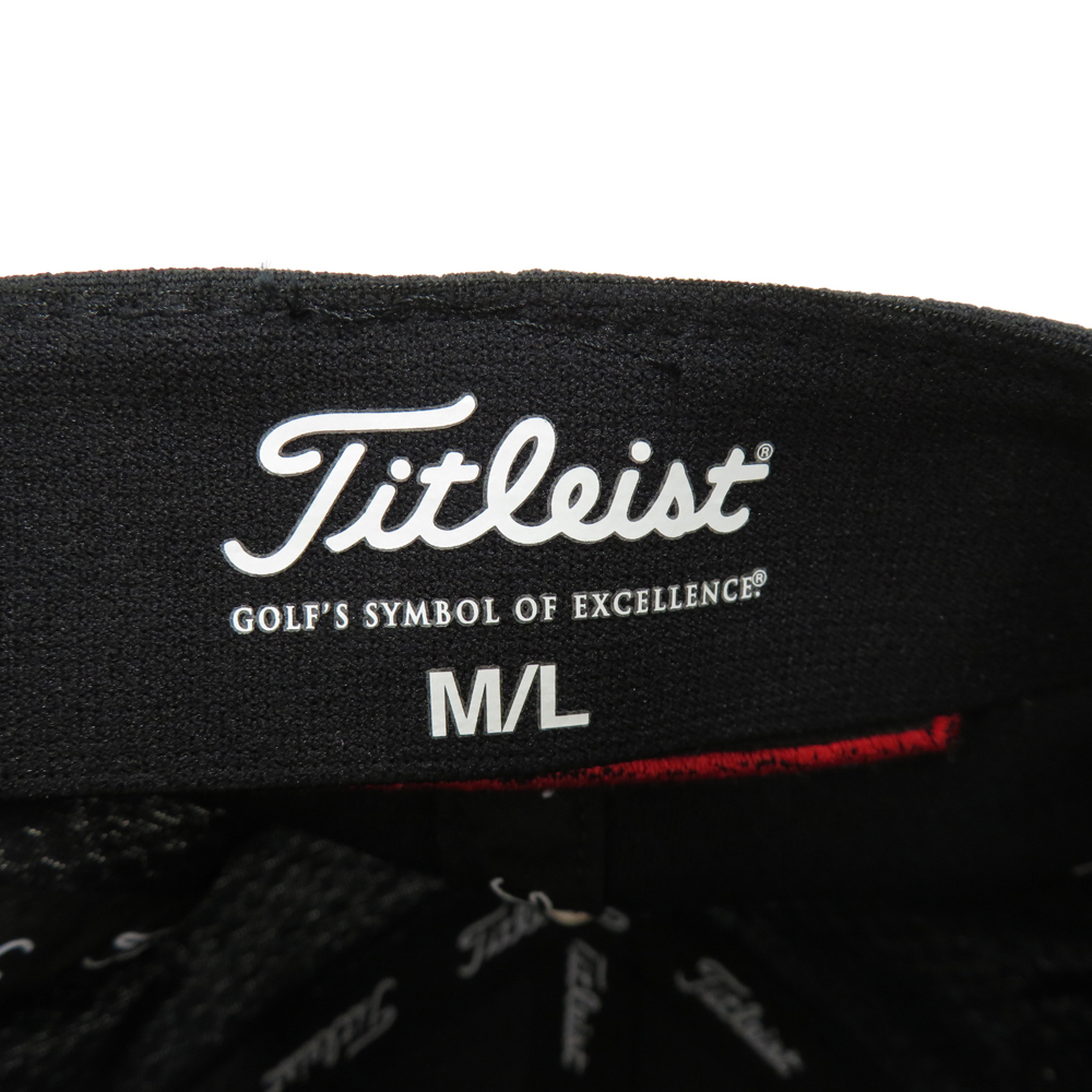 【新品】TITLEIST タイトリスト 2023年モデル キャップ 刺繍 ブラック系 M/L(57-59cm) [240101101425] ゴルフウェア_画像6