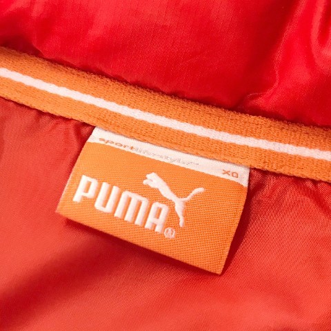 【1円】PUMA GOLF プーマゴルフ 2WAY ダウン ジップジャケット オレンジ系 XO [240101012071]_画像5