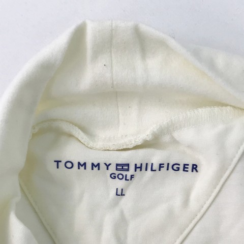 TOMMY HILFIGER GOLF トミー ヒルフィガーゴルフ 長袖ハイネックTシャツ ホワイト系 LL [240101062935] ゴルフウェア メンズ_画像6