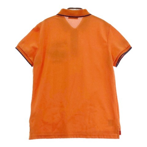MUNSINGWEAR マンシングウェア NGWNGA11 半袖ポロシャツ 刺繍 オレンジ系 LL [240101081527] ゴルフウェア レディース_画像2
