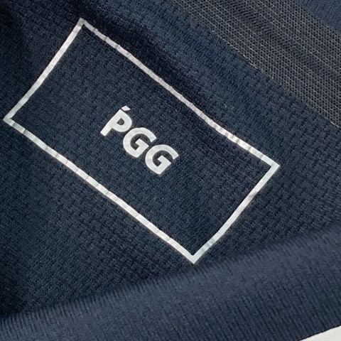 PGG PEARLY GATES パーリーゲイツ メッシュ切替半袖ポロシャツ ネイビー系 0 [240101073375] ゴルフウェア レディース_画像6