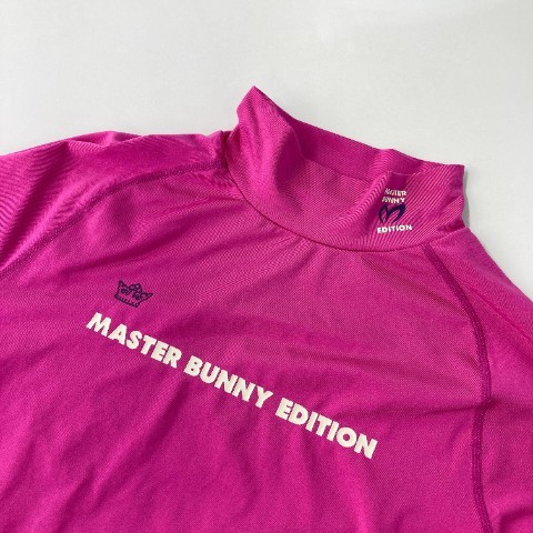 MASTER BUNNY EDITION マスターバニーエディション ハイネック 長袖Tシャツ ピンク系 0 [240101082357] ゴルフウェア レディース_画像3