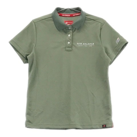 NEW BALANCE ニューバランス 半袖ポロシャツ カーキ系 3 [240001701096] ゴルフウェア メンズ