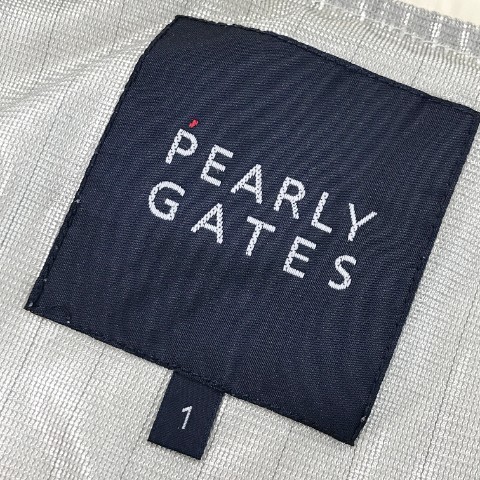 【1円】PEARLY GATES パーリーゲイツ 蓄熱 ハーフジップ ナイロンブルゾン 1 [240001953478]_画像6