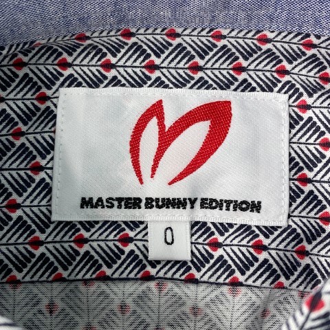 MASTER BUNNY EDITION マスターバニーエディション 長袖シャツ 総柄 ネイビー系 0 [240101088263] ゴルフウェア レディース_画像5