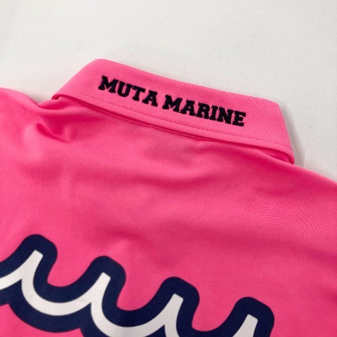 MUTA MARINE ムータマリン 半袖ポロシャツ ピンク系 M [240101100337] ゴルフウェア メンズ_画像4