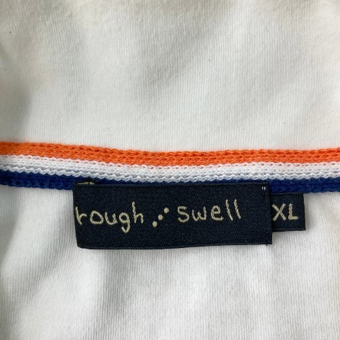 ROUGH&SWELL ラフアンドスウェル 襟付き 半袖Tシャツ カモノハシプリント ホワイト系 XL [240101068020] ゴルフウェア メンズ_画像4