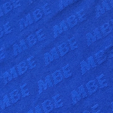 MASTER BUNNY EDITION マスターバニーエディション 10周年 半袖ポロシャツ ロゴ総柄 ブルー系 2 [240001845071] ゴルフウェア レディース_画像4