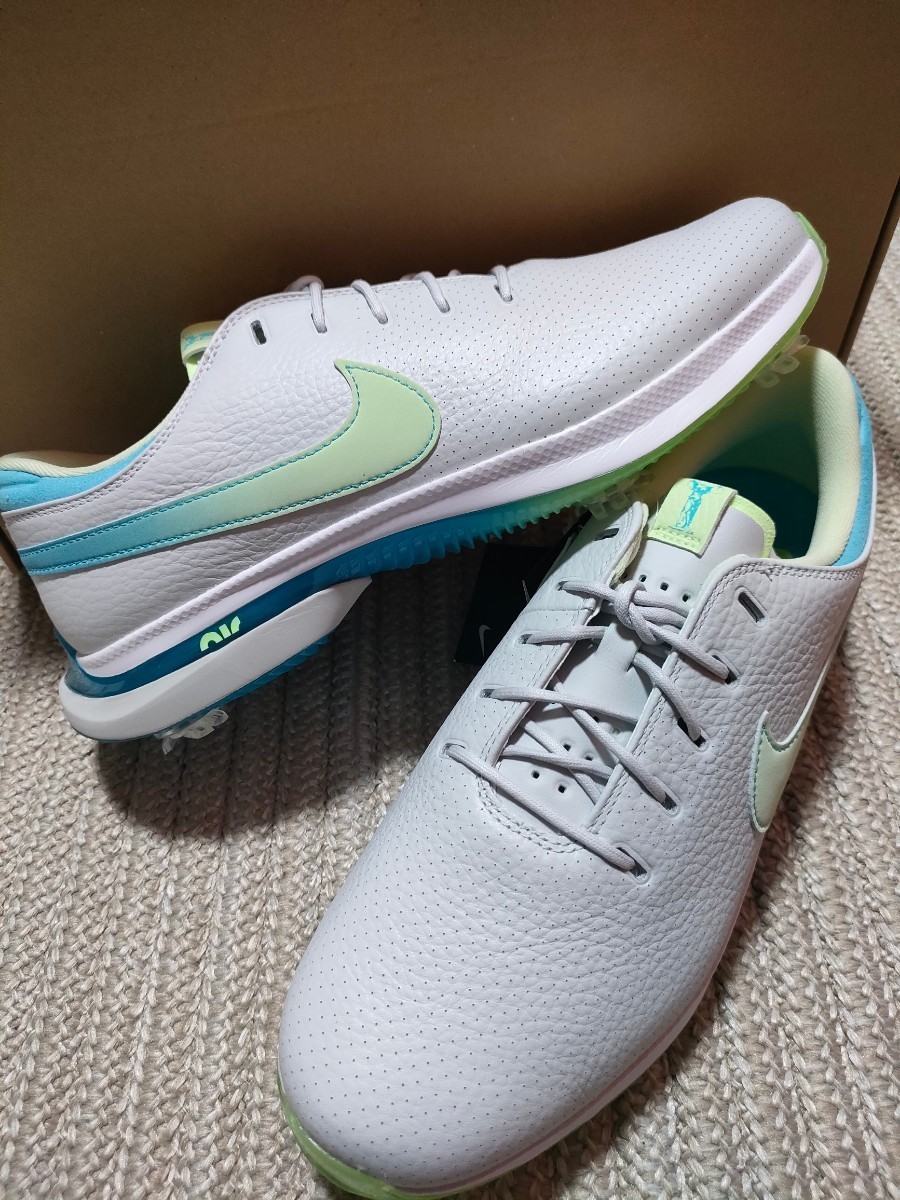 新品 定価25850 NIKE GOLF エアズーム ビクトリーツアー 3 29cm ナイキ ゴルフ スパイク ゴルフシューズ ブルーグラデーション 防水 AIR_画像1