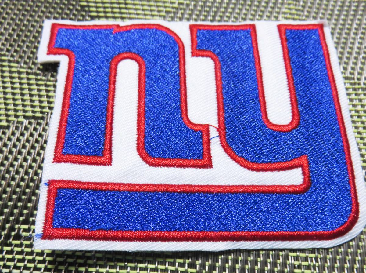 白青赤ロゴ 新品NFLニューヨーク・ジャイアンツNew York Giants刺繍 白青赤ロゴ 新品NFLニューヨーク・ジャイアンツNew York Giants刺繍