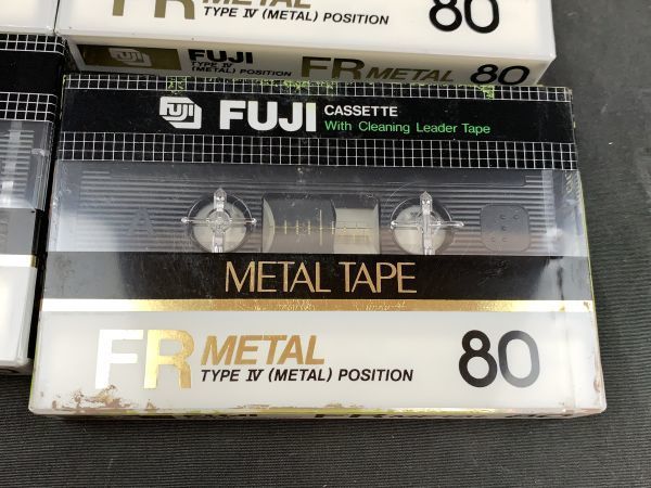0u1k3bA012 【未開封】AXIA FUJI メタル カセットテープ 15点セット PS-IV 50 + FR METAL 80/ 90 TYPE Ⅳ (METAL) POSITION アクシア フジ_画像5