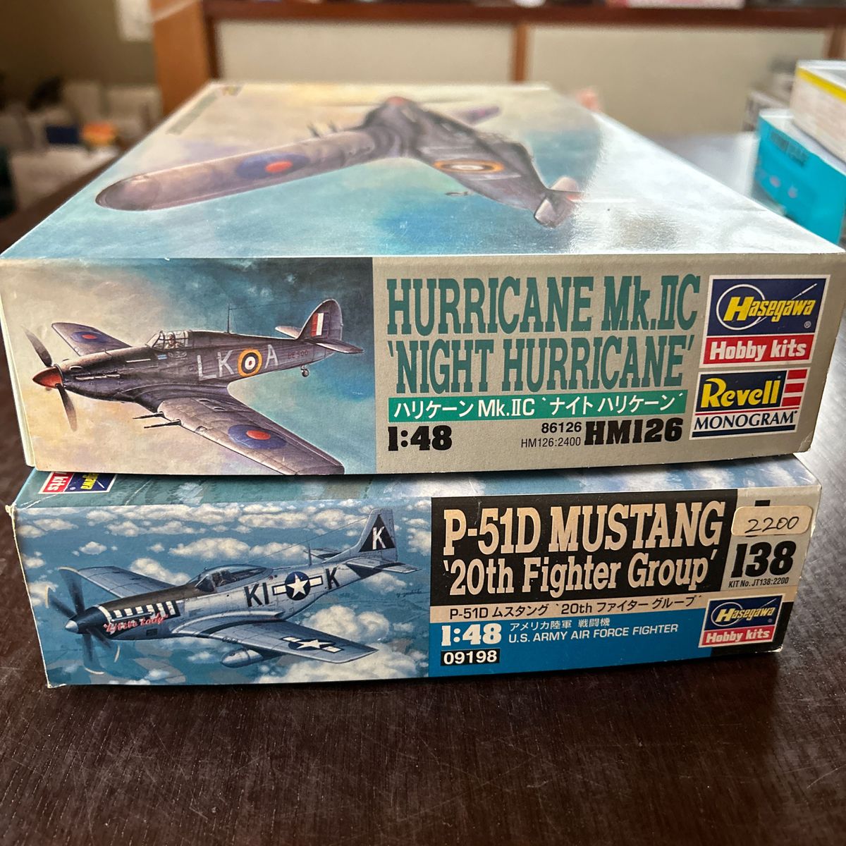 ハリケーンMk.ⅡC’ナイトハリケーン’／P-51Dムスタング’20thファイターグループ’
