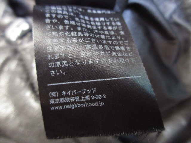 SVG NEIGHBORHOOD ネイバーフッド　08AW アーカイブ　名作　BROCK 13 中綿　レザー　ライダース　ジャケット　黒　3_画像7